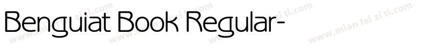 Benguiat Book Regular字体转换